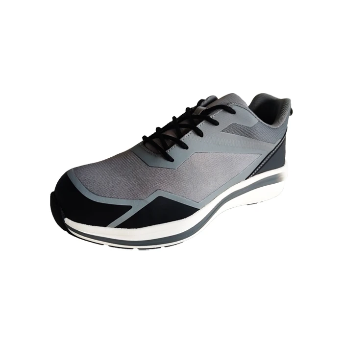 Fabric Safety Shoes with anti-slip resistance rubber outsole factory